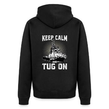 Schlepper Schleppboot Tug Life - Veste à capuche bio Premium Unisexe - noir - Dos - Nico (187cm)