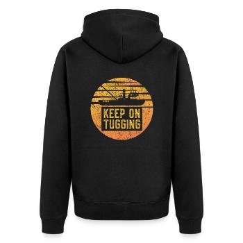 Schlepper Schleppboot Tug Life - Veste à capuche bio Premium Unisexe - noir - Dos - Nico (187cm)