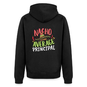 Cinco De Mayo Nacho Principal moyen - Veste à capuche bio Premium Unisexe - noir - Dos - Nico (187cm)