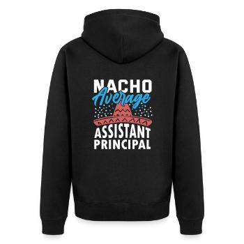 Directeur adjoint Directeur adjoint Mexique - Veste à capuche bio Premium Unisexe - noir - Dos - Nico (187cm)