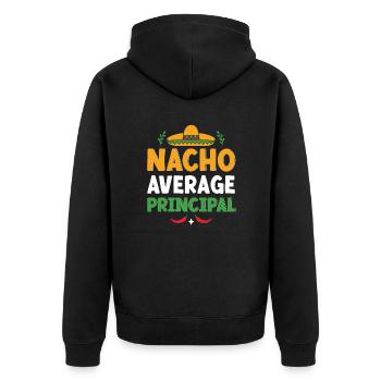 Cinco De Mayo Nacho Principal moyen - Veste à capuche bio Premium Unisexe - noir - Dos - Nico (187cm)