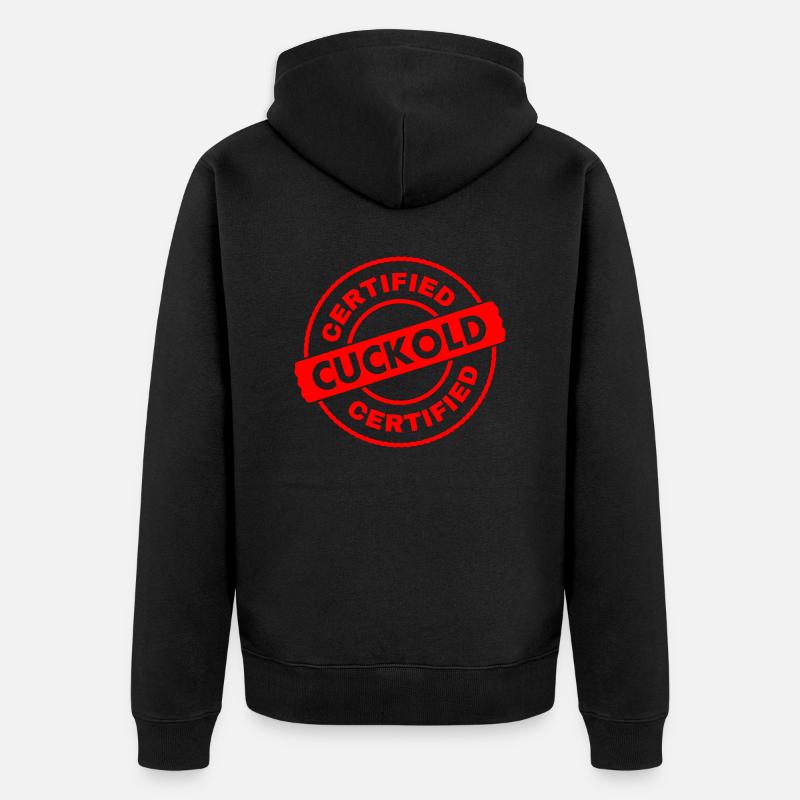 Cuckold - Veste à capuche bio Premium Unisexe - noir