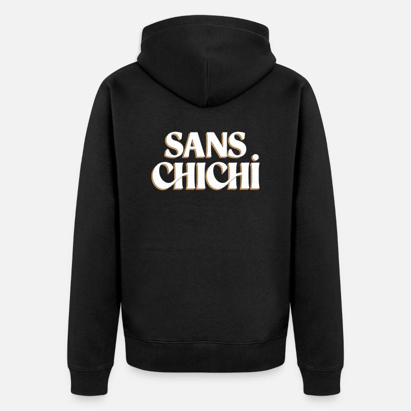 Sans chichi - Veste à capuche bio Premium Unisexe - noir
