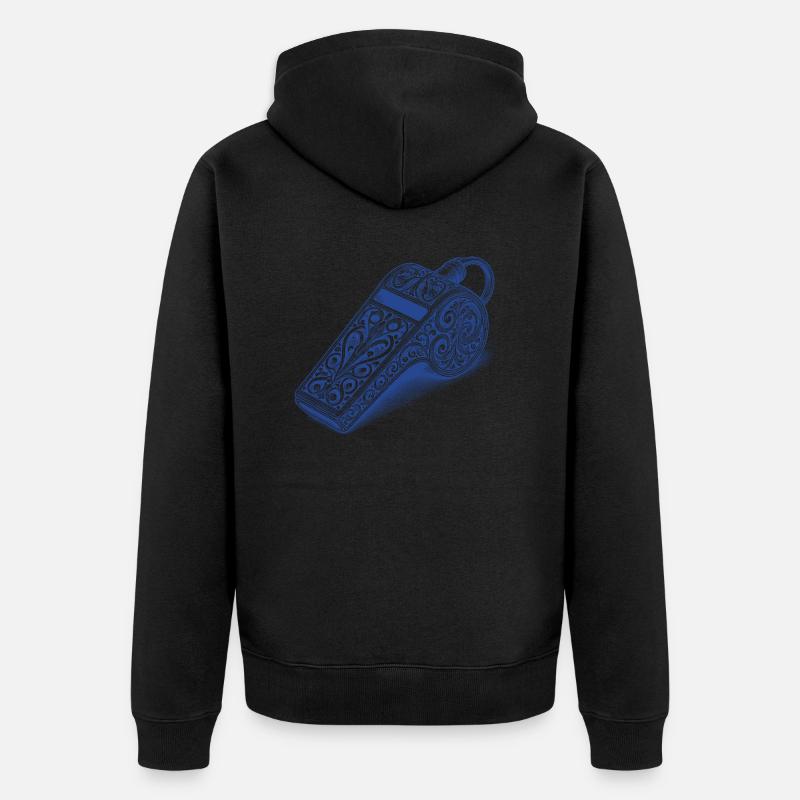 Siffler - Veste à capuche bio Premium Unisexe - noir