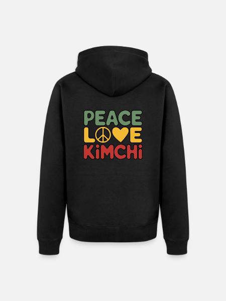 For all kimchi lovers - Unisex Premium Organic Zip Hoodie - black