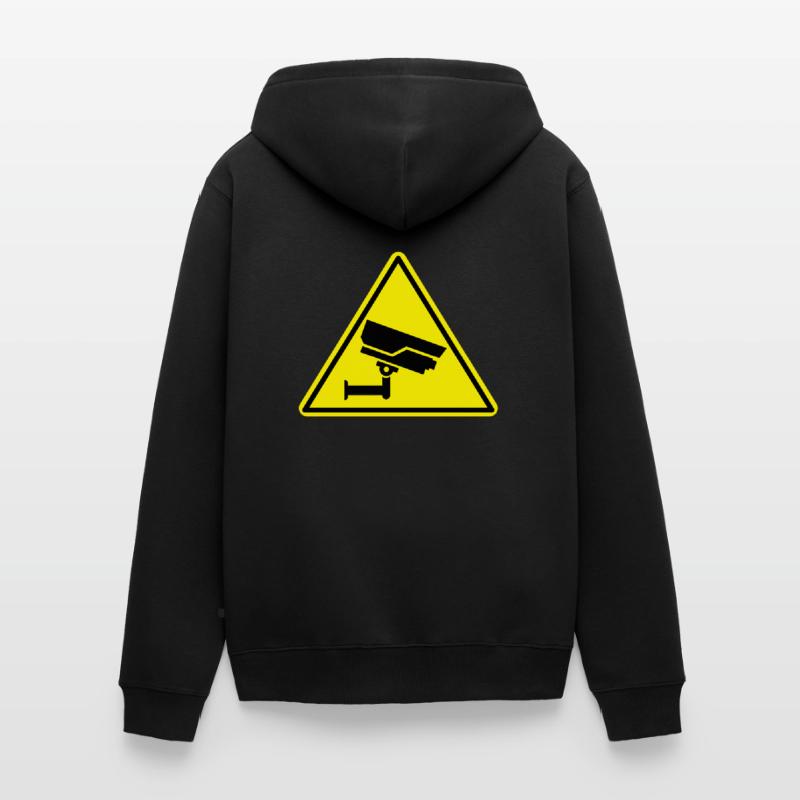 caméra de sécurité caméra de sécurité Veste à capuche bio Premium Unisexe