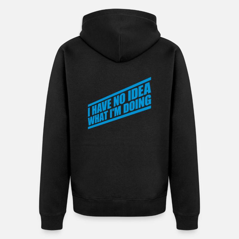 Aucune idée - Veste à capuche bio Premium Unisexe - noir