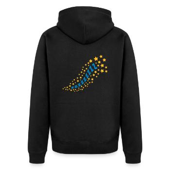 Zzzzz Sleepy - Veste à capuche bio Premium Unisexe - noir - Dos - Nico (187cm)