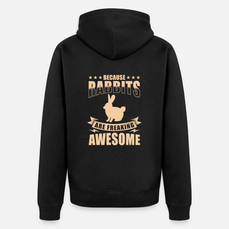 Rat Astrologie Chinoise - Veste à capuche bio Premium Unisexe - noir