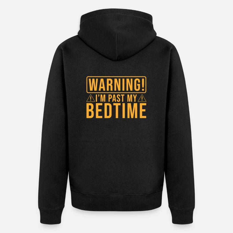 Coucher Lit Sommeil Dire - Veste à capuche bio Premium Unisexe - noir