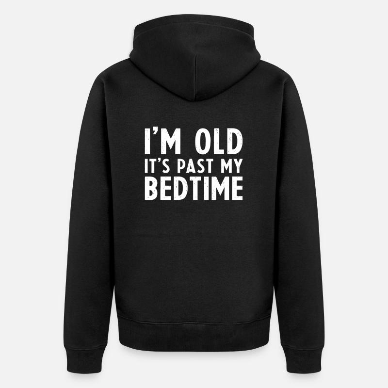 Coucher Lit Sommeil Dire - Veste à capuche bio Premium Unisexe - noir