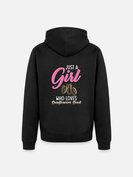 Sunflower - Unisex Premium Organic Zip Hoodie - black