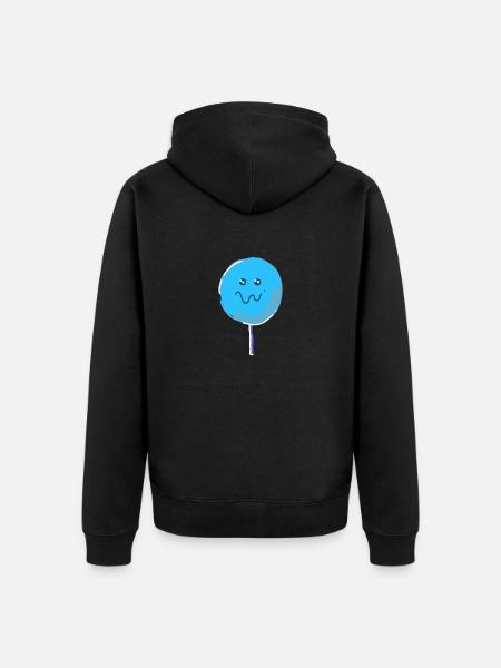 Kawaii Candy - Unisex Premium Bio Zip Hoodie - Schwarz