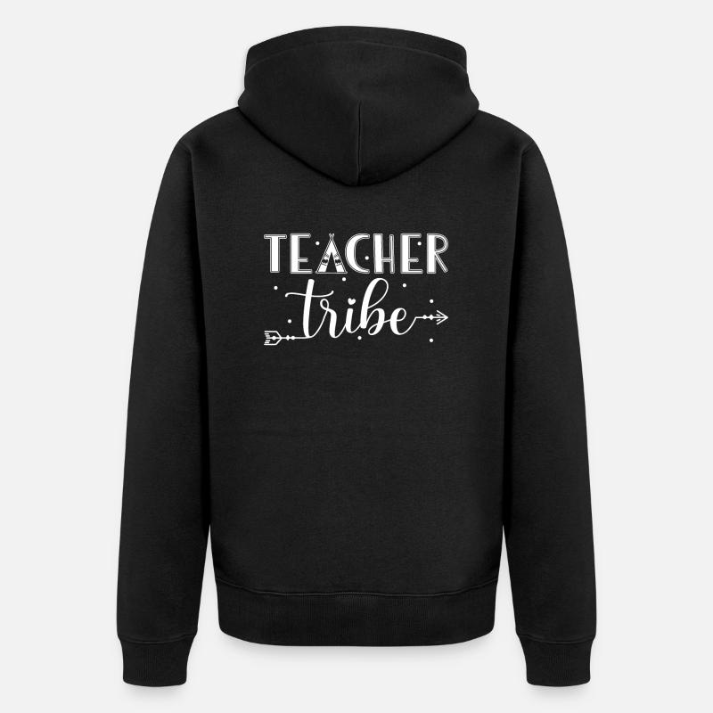 Conception de groupes d’enseignants - Veste à capuche bio Premium Unisexe - noir