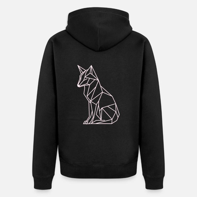 Lineart Ours polaire - Veste à capuche bio Premium Unisexe - noir