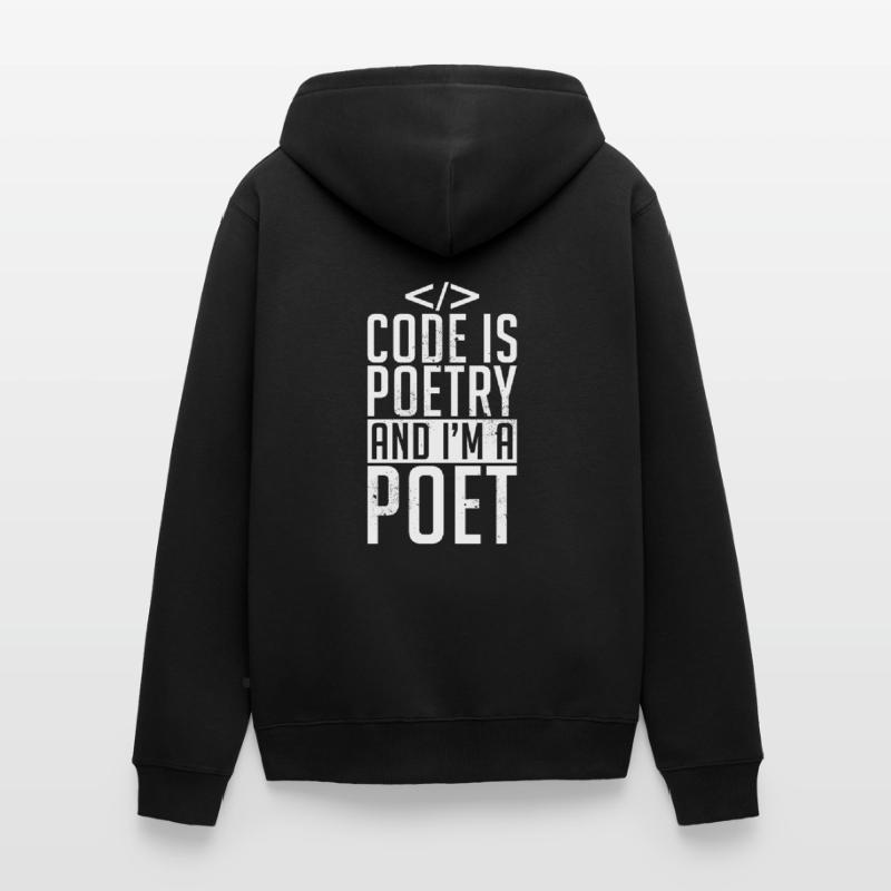 Code Codeur Programmeur Développeur Codeur Veste à capuche bio Premium Unisexe