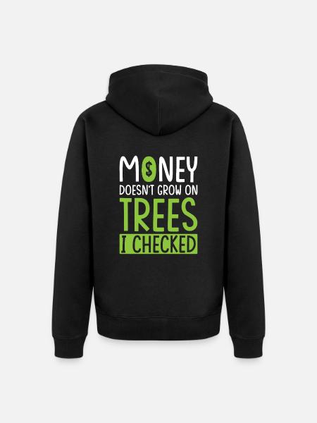 Gift for Finance Managers - Unisex Premium Organic Zip Hoodie - black
