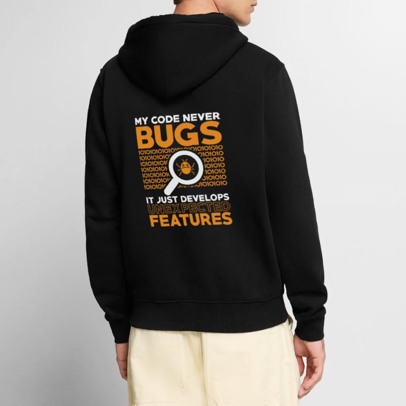 Code Codeur Programmeur Développeur Codeur Veste à capuche bio Premium Unisexe