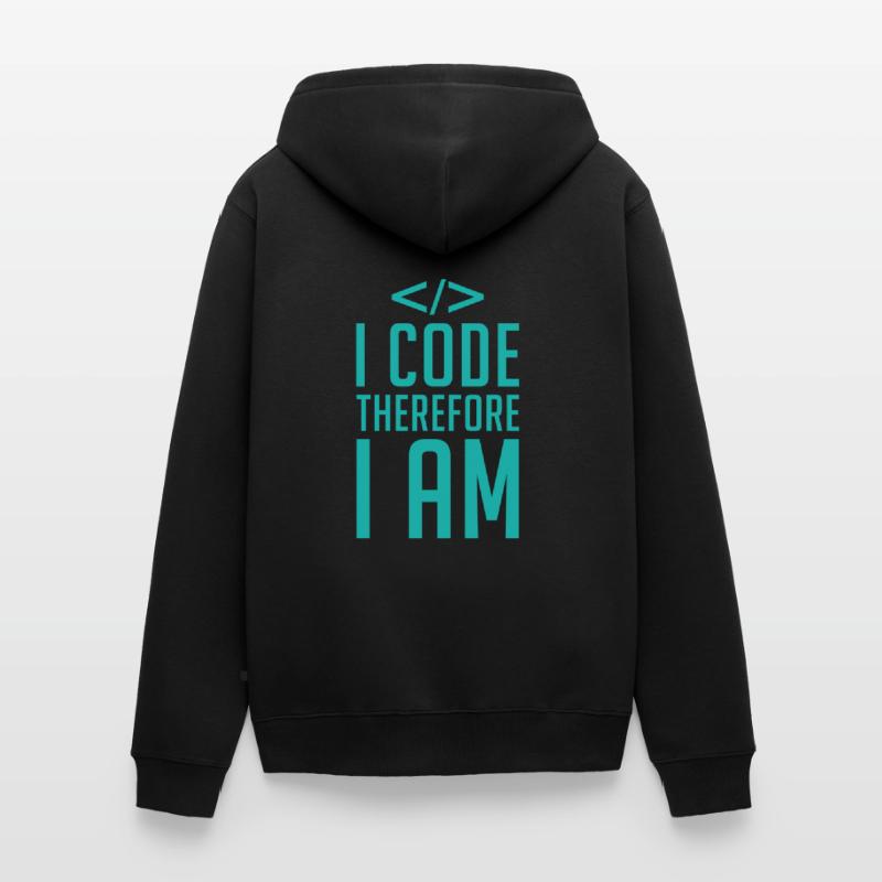 Code Codeur Programmeur Développeur Codeur Veste à capuche bio Premium Unisexe