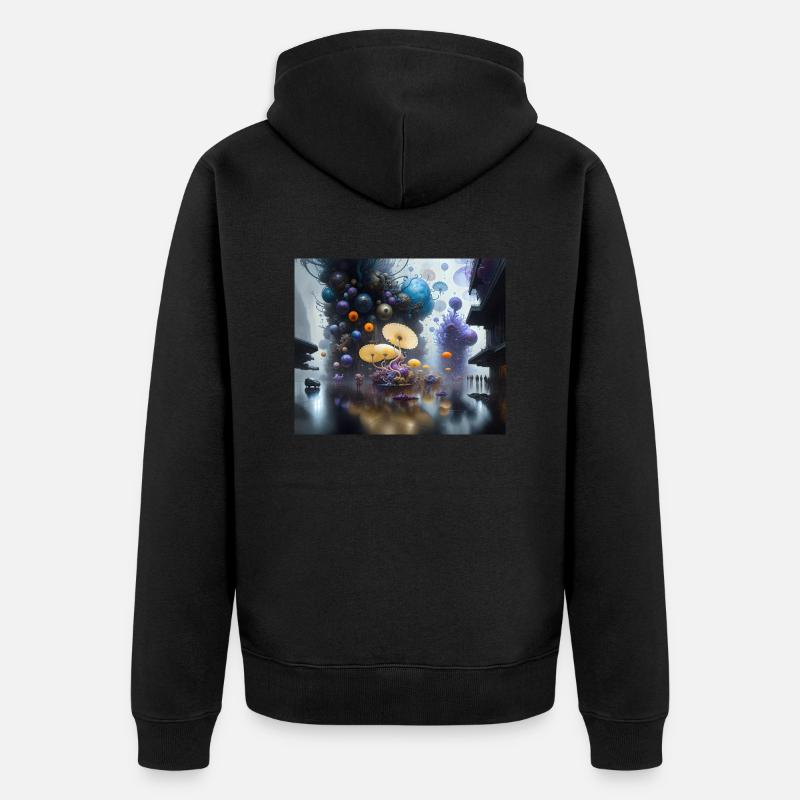 Voyage en Actarus #8 - Veste à capuche bio Premium Unisexe - noir