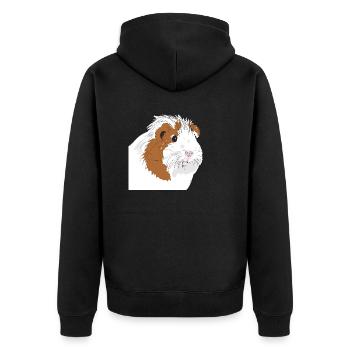 Cochon d'Inde - Veste à capuche bio Premium Unisexe - noir - Dos - Nico (187cm)
