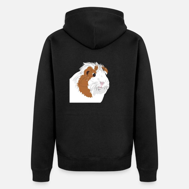 Cochon d'Inde - Veste à capuche bio Premium Unisexe - noir