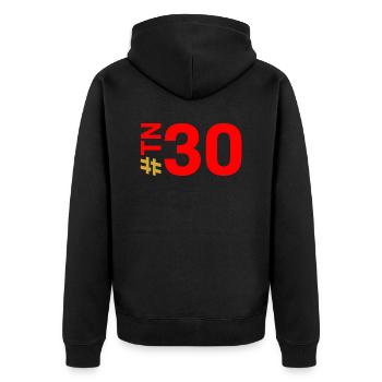 TN30 - Veste à capuche bio Premium Unisexe - noir - Dos - Nico (187cm)