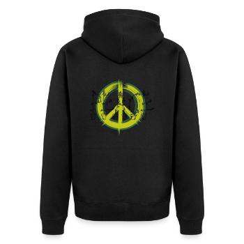 PAIX - Veste à capuche bio Premium Unisexe - noir - Dos - Nico (187cm)