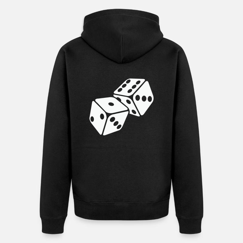 cube - Veste à capuche bio Premium Unisexe - noir