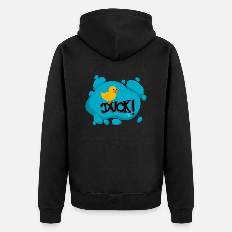 Canard! -CB - Veste à capuche bio Premium Unisexe - noir