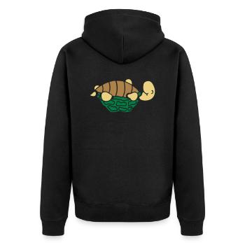 en attente de réservoirs de crapaud de canne - Veste à capuche bio Premium Unisexe - noir - Dos - Nico (187cm)