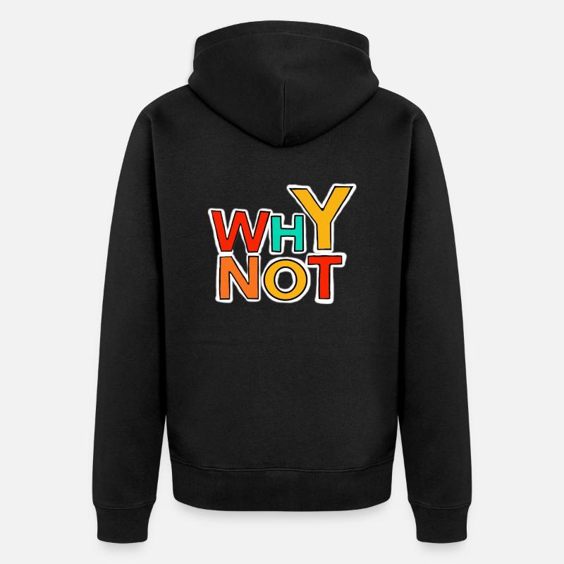 Pourquoi pas - Veste à capuche bio Premium Unisexe - noir
