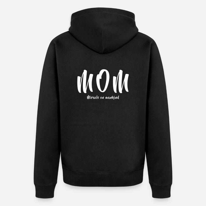 MAMAN - Veste à capuche bio Premium Unisexe - noir