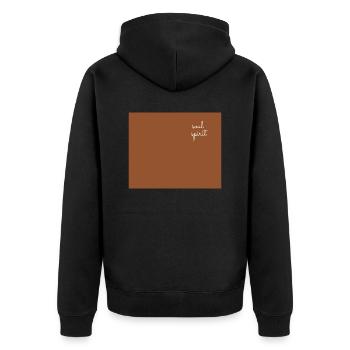 spirit - Veste à capuche bio Premium Unisexe - noir - Dos - Nico (187cm)