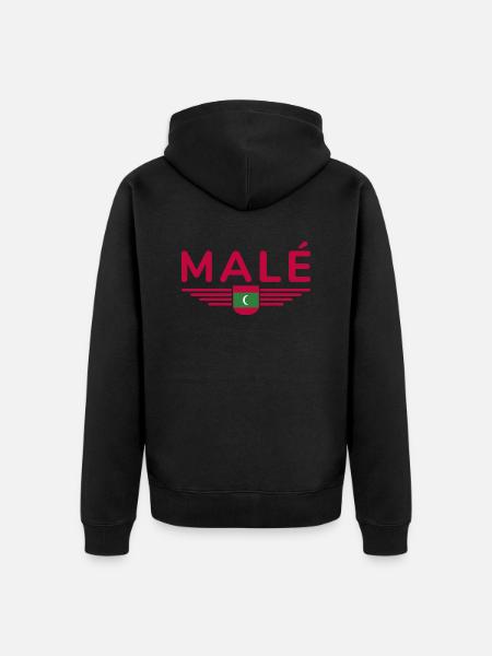 Malé fans: Stylish clothing - Unisex Premium Organic Zip Hoodie - black