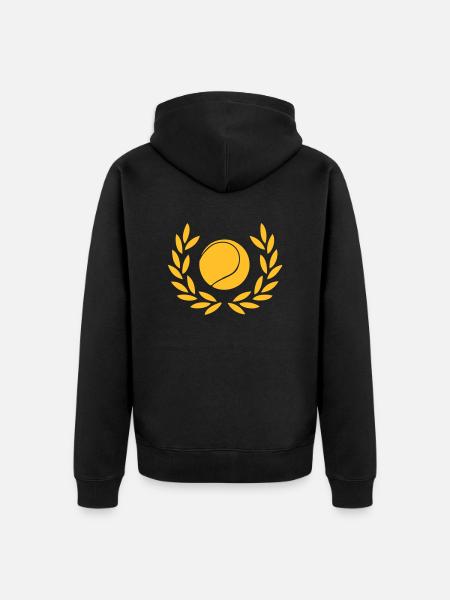 Tennis - Veste à capuche bio Premium Unisexe - noir