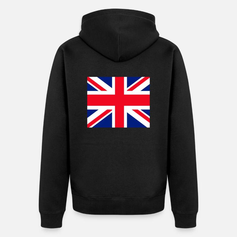 Union Jack ansigtsmaske - Ekologisk premiumluvjack unisex - svart