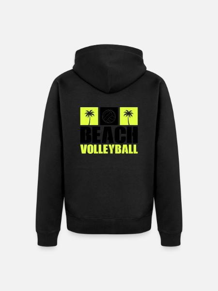 Beach-volley - Veste à capuche bio Premium Unisexe - noir