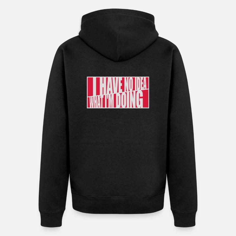 Aucune idée - Veste à capuche bio Premium Unisexe - noir