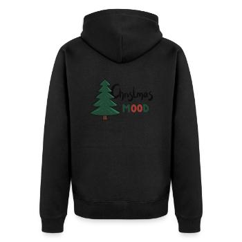 Christmas mood - Veste à capuche bio Premium Unisexe - noir - Dos - Nico (187cm)