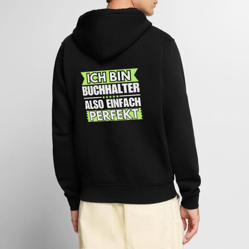 Einfach ein Perfekter Einfach ein Perfekter Unisex Premium Bio Zip Hoodie