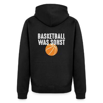 Basket-ball - Veste à capuche bio Premium Unisexe - noir - Dos - Nico (187cm)