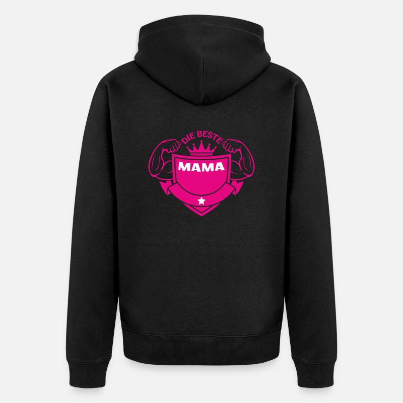 DIE BESTE MAMA - Veste à capuche bio Premium Unisexe - noir