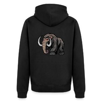 Mammut Bande dessinée - Veste à capuche bio Premium Unisexe - noir - Dos - Nico (187cm)