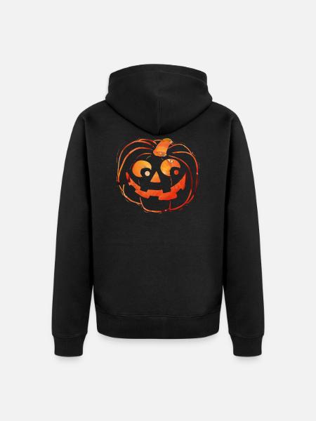 Halloween - Veste à capuche bio Premium Unisexe - noir