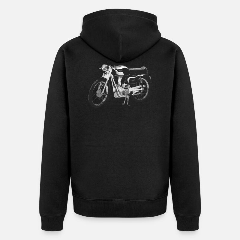 Mobylette 2 - Veste à capuche bio Premium Unisexe - noir