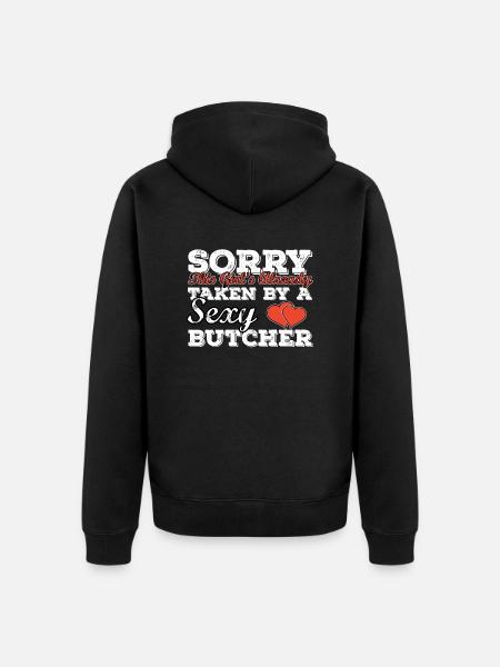 Butcher - Unisex Premium Bio Zip Hoodie - Schwarz