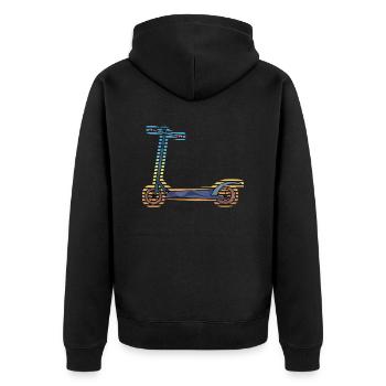 Scooter - Veste à capuche bio Premium Unisexe - noir - Dos - Nico (187cm)