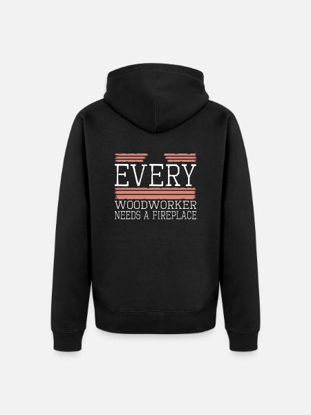 arboriculturist awesome - Unisex Premium Bio Zip Hoodie - Schwarz