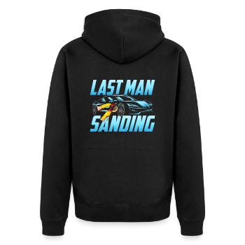 Last Man Sanding Auto Body Painter Technicien - Veste à capuche bio Premium Unisexe - noir - Dos - Nico (187cm)